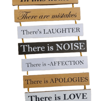 Rustic Wooden Sign - In this Home