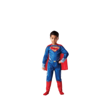 Party Time - Kid's Superman Man of Steel Costume -  8 to 10 Years Old