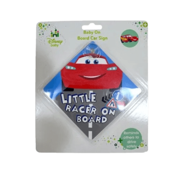 Little Racer On Board Car Sign