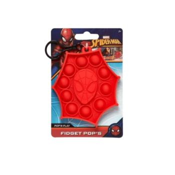 Marvel Avengers Spiderman Web Red Fidget Pops Sensory Toy