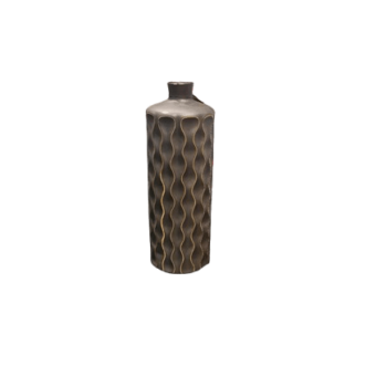 Stoneware Vase Large - Black