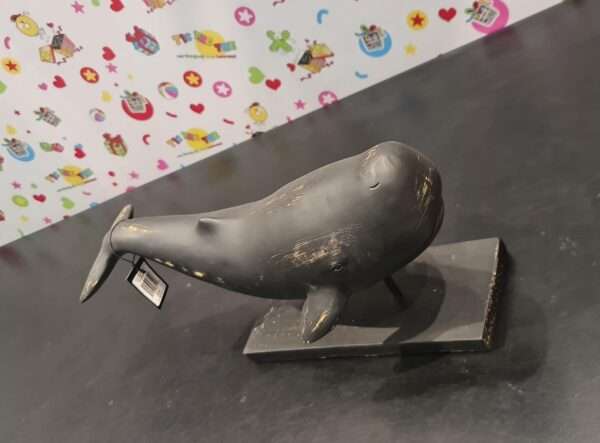 Creative Co-op - Resin Whale On Stand - Image 3