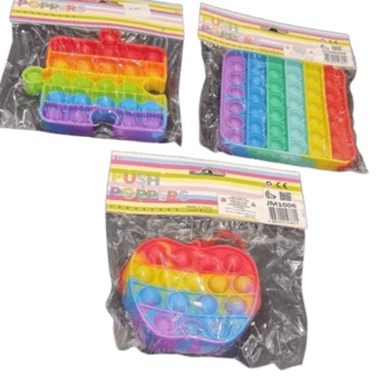 Rainbow Push Poppers