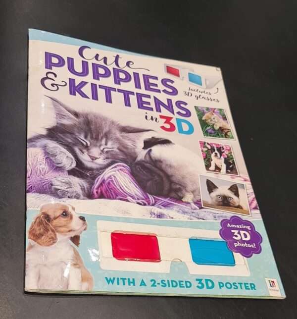 Cute Puppies and Kittens in 3D - Poster Book - Image 4