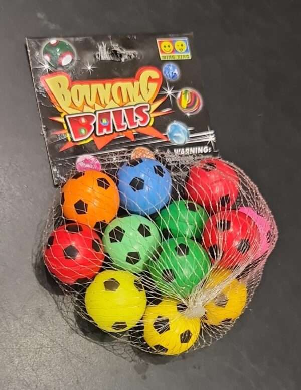 Stem - Football Bouncy Ball - 12pcs - Image 3