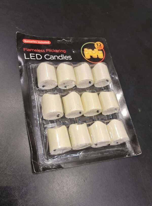 Flickering Flameless Candles - LED Candles - 12Pack - Medium - Image 4