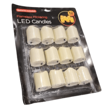 Flickering Flameless Candles - LED Candles - 12Pack - Medium