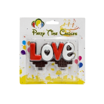 Chocolate Bar Love Candle & Cake Topper
