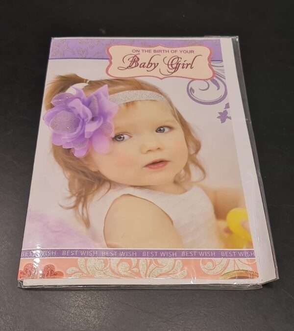 Greeting Card - Congratulations - Baby Girl - Image 4