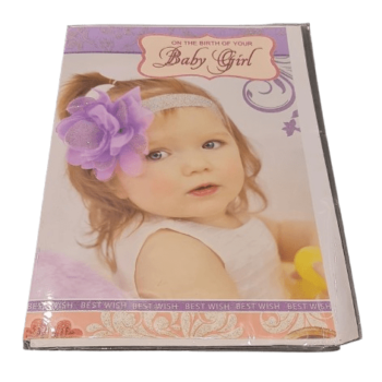 Greeting Card - Congratulations - Baby Girl