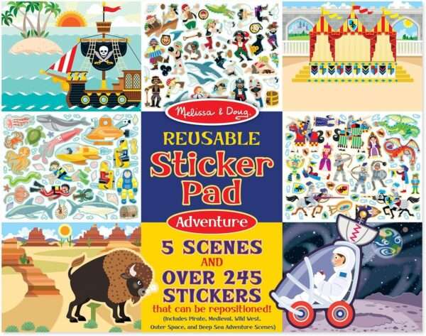 Melissa & Doug - Reusable Sticker Pad Set - Adventure - Image 5