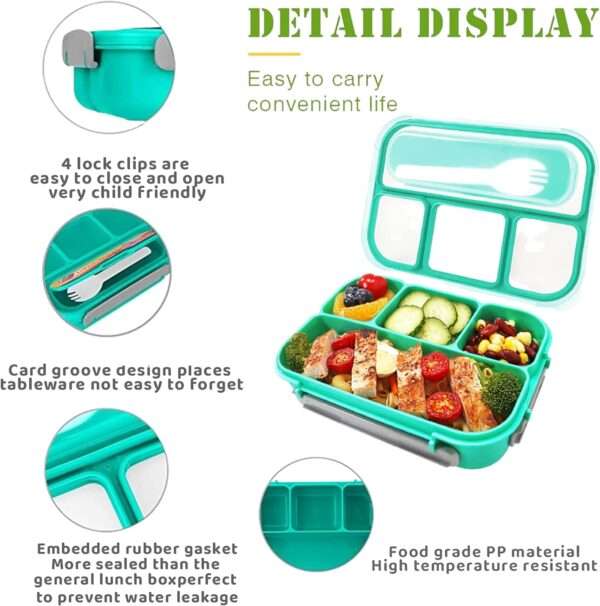 Yumuk Bento Lunch Box - Green - Image 6