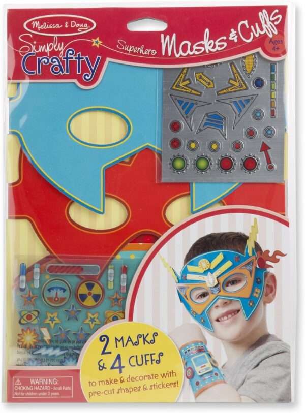 Melissa & Doug Simply Crafty - Superhero Masks & Cuffs - Image 9