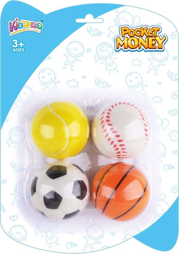 KidzPro - PU Soft Ball - 4-Pieces - Image 2