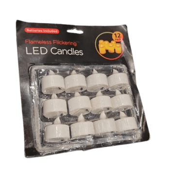 Flickering Flameless Candles - LED Candles - 12Pack - Small