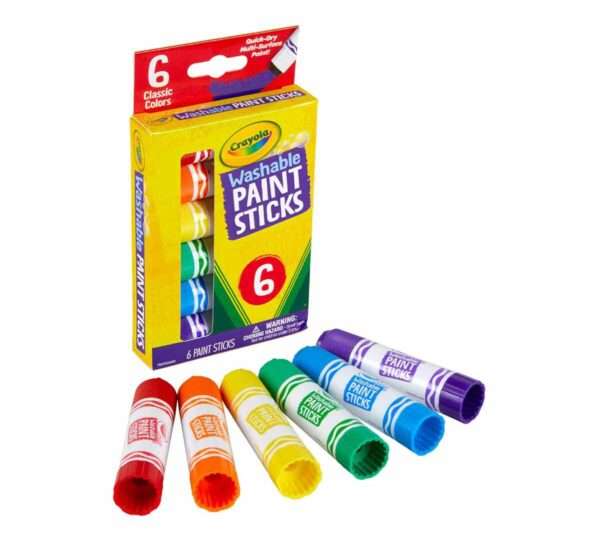 Crayola - Washable Paint Sticks - 6 Count - Image 2