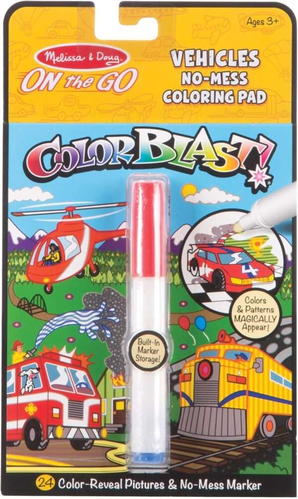 Melissa & Doug - On The Go ColorBlast - Vehicles - Image 2