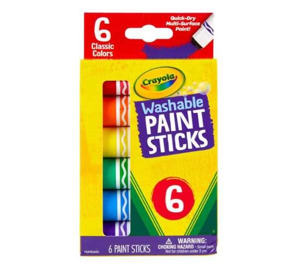 Crayola - Washable Paint Sticks - 6 Count - Image 3