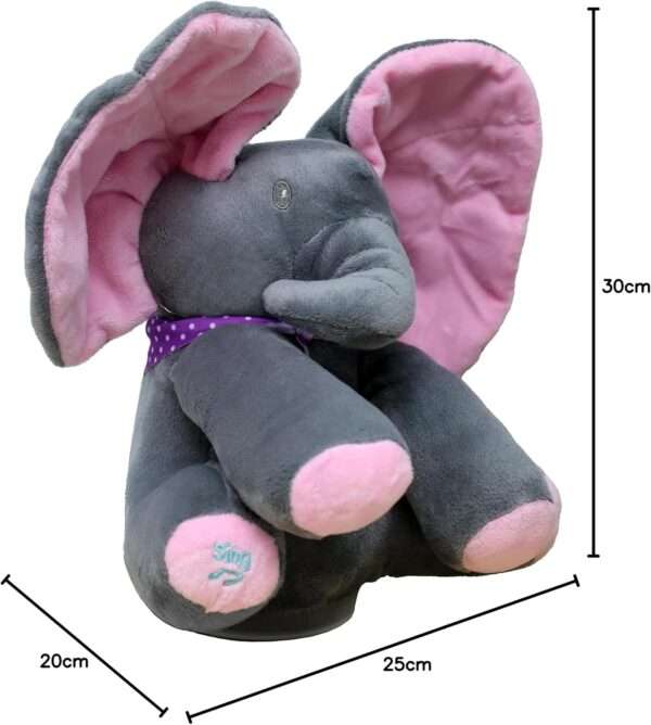 Cuddles - Peek-a-boo Elephant - 30CM - Image 6