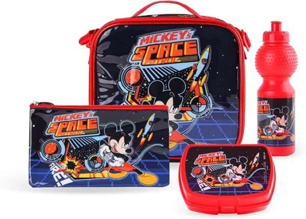 Disney Mickey Mouse Space Patrol - 5 in1 Trolley School Bag Set - Image 6