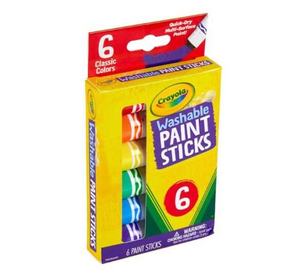 Crayola - Washable Paint Sticks - 6 Count - Image 7