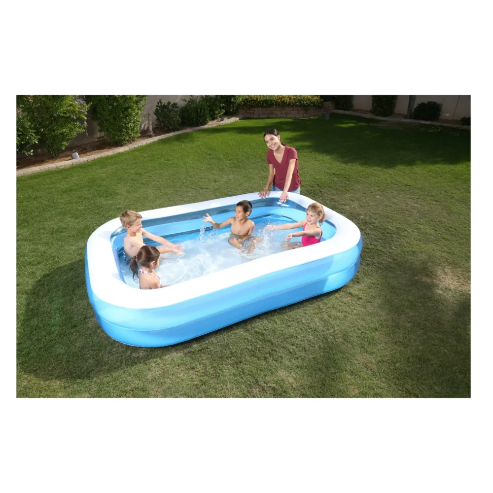 Intex - Swim Center Family Inflatable Pool - 2.03x1.52m - Blue - Image 4