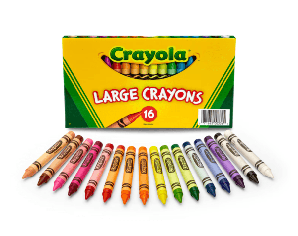 Crayola - Large Crayons - 16 Shades - Image 2