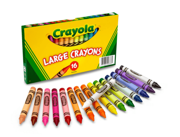 Crayola - Large Crayons - 16 Shades - Image 3