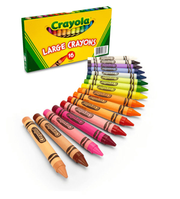 Crayola - Large Crayons - 16 Shades - Image 4