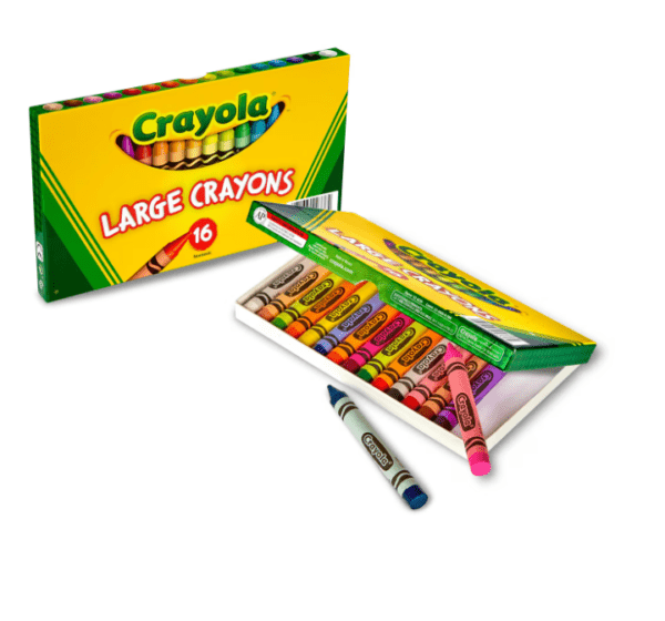 Crayola - Large Crayons - 16 Shades - Image 5