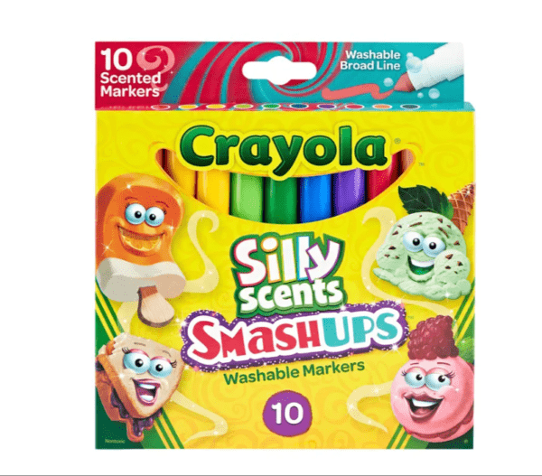 Crayola - Silly Scents Smash Ups Washable Markers -10 Count - Image 3