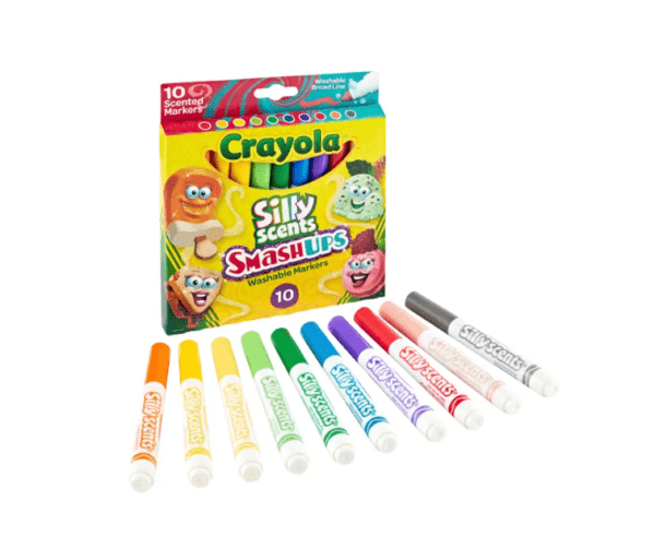 Crayola - Silly Scents Smash Ups Washable Markers -10 Count - Image 4