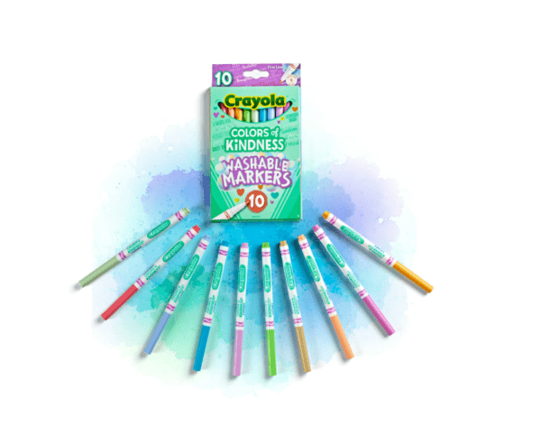 Crayola - Colors of Kindness Fineline Markers - 10 Count - Image 3