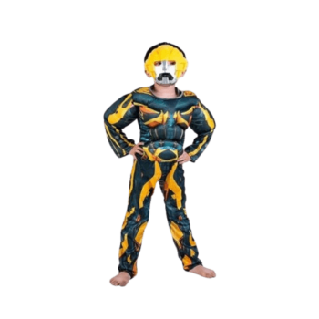 Party Time - Transformer Wasp Bumblebee Superhero Kids Costume - 2 to 5 Years Old