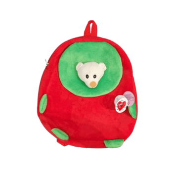 Cuddles - Bear Themed Backpack Red 32cm