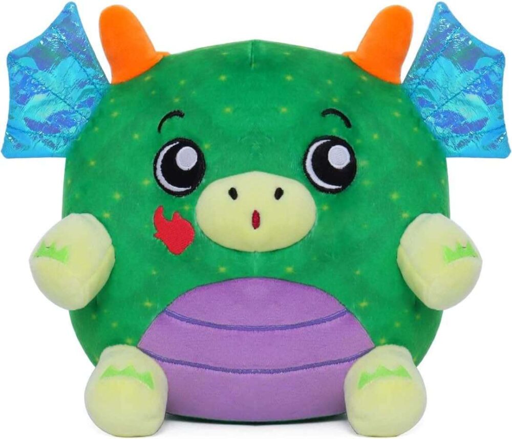 Draco the dragon - Glow In The Dark Bed Time Comforting Plush - 7.5″/18cm - Image 2