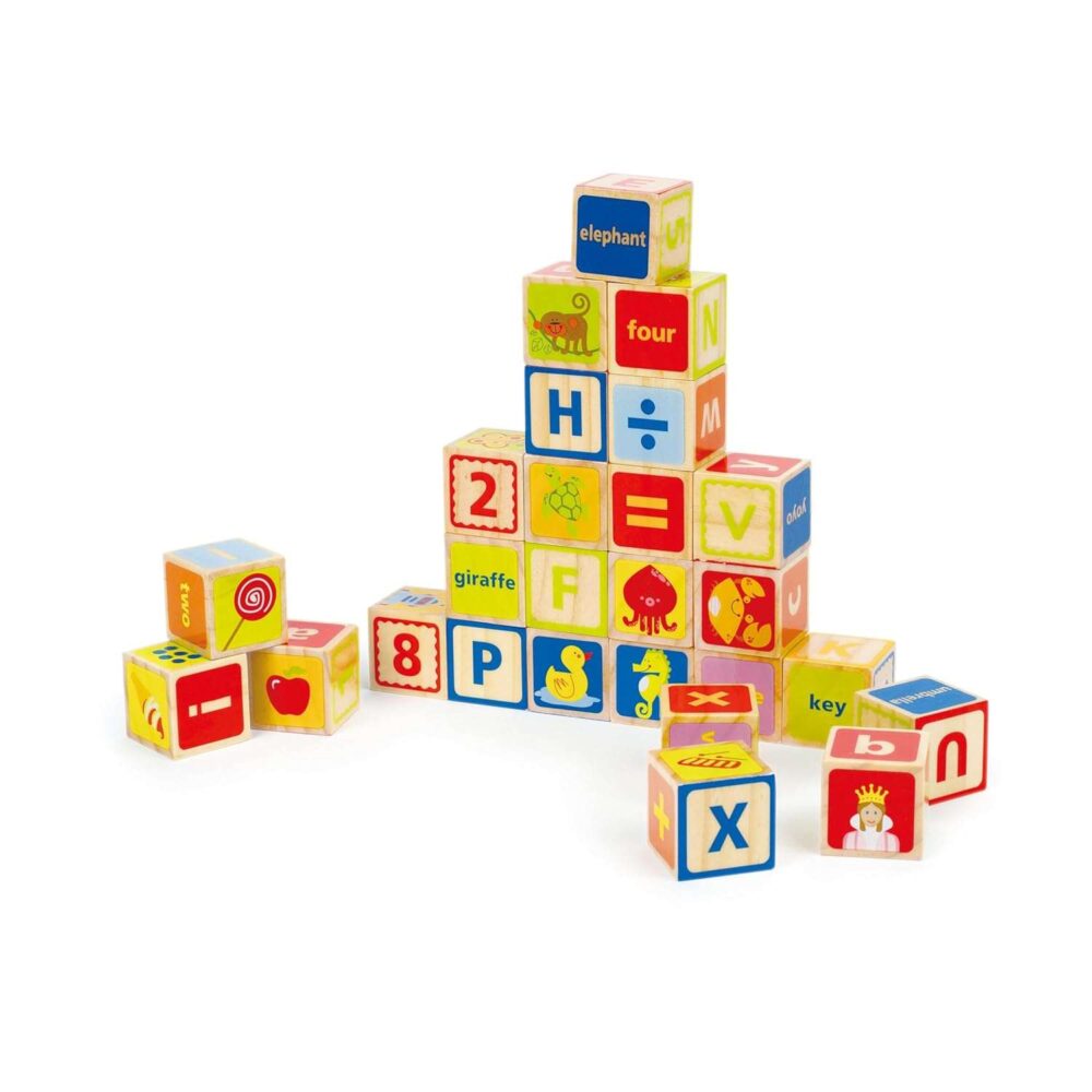 Hape - Wooden ABC Blocks - Image 2