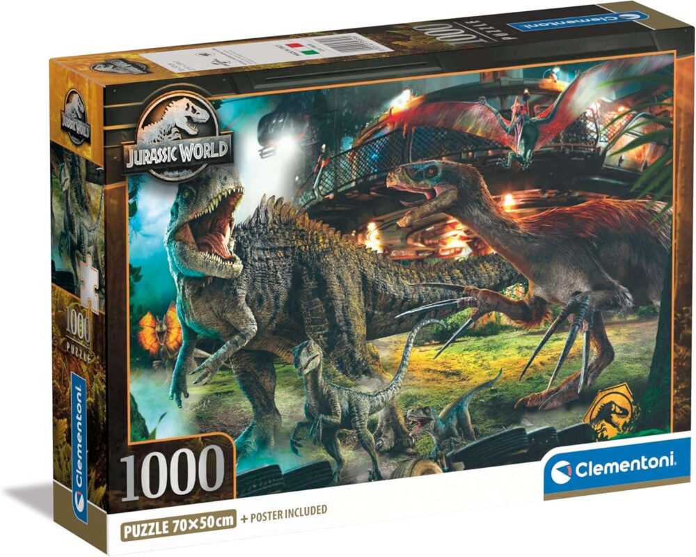 Clementoni - Jigsaw Puzzle - Jurassic World - 1000 Pieces - Image 2