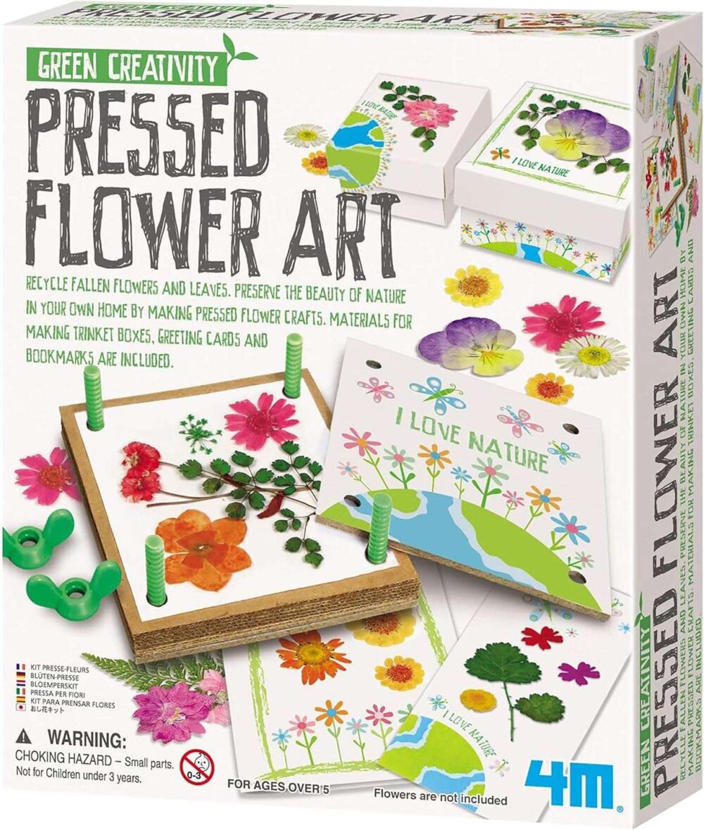 4M Green Creativity Pressed Flower Art Kit - Image 2