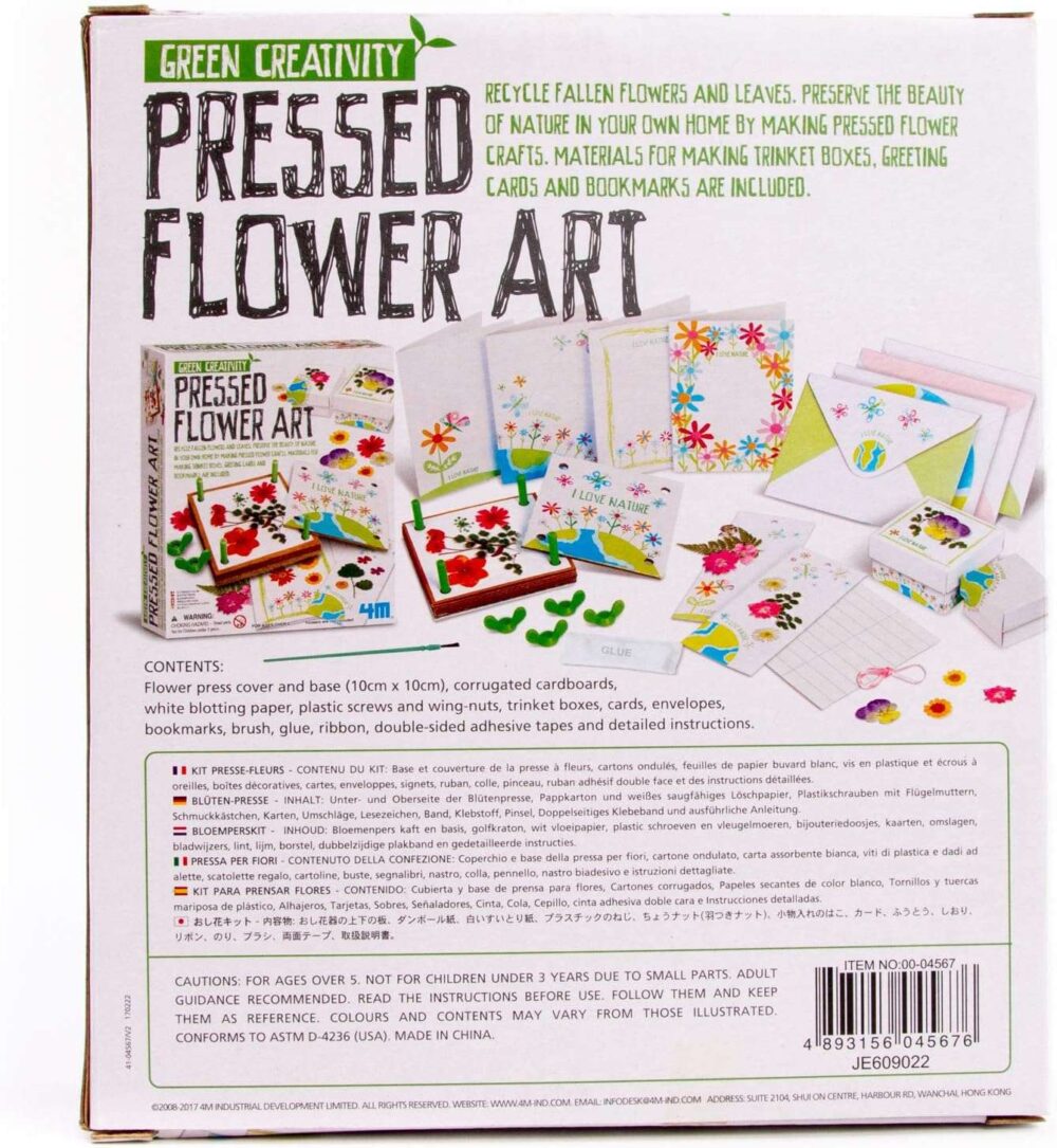4M Green Creativity Pressed Flower Art Kit - Image 3