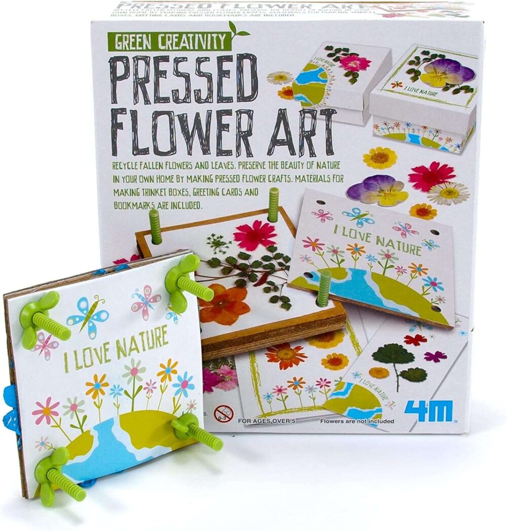 4M Green Creativity Pressed Flower Art Kit - Image 4