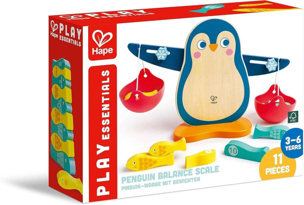 Hape - Penguin Scale Balancing Toy – Wooden - Image 6