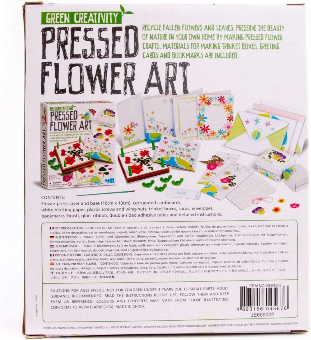 4M Green Creativity Pressed Flower Art Kit - Image 7