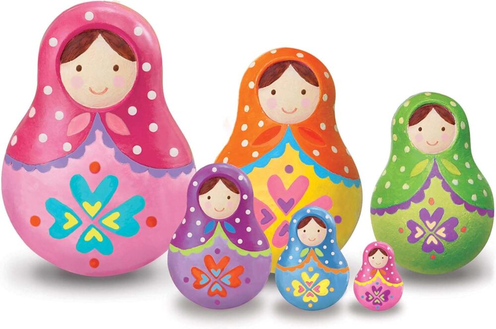 4M Paint Your Own Russian Doll Trinket Box - Image 3