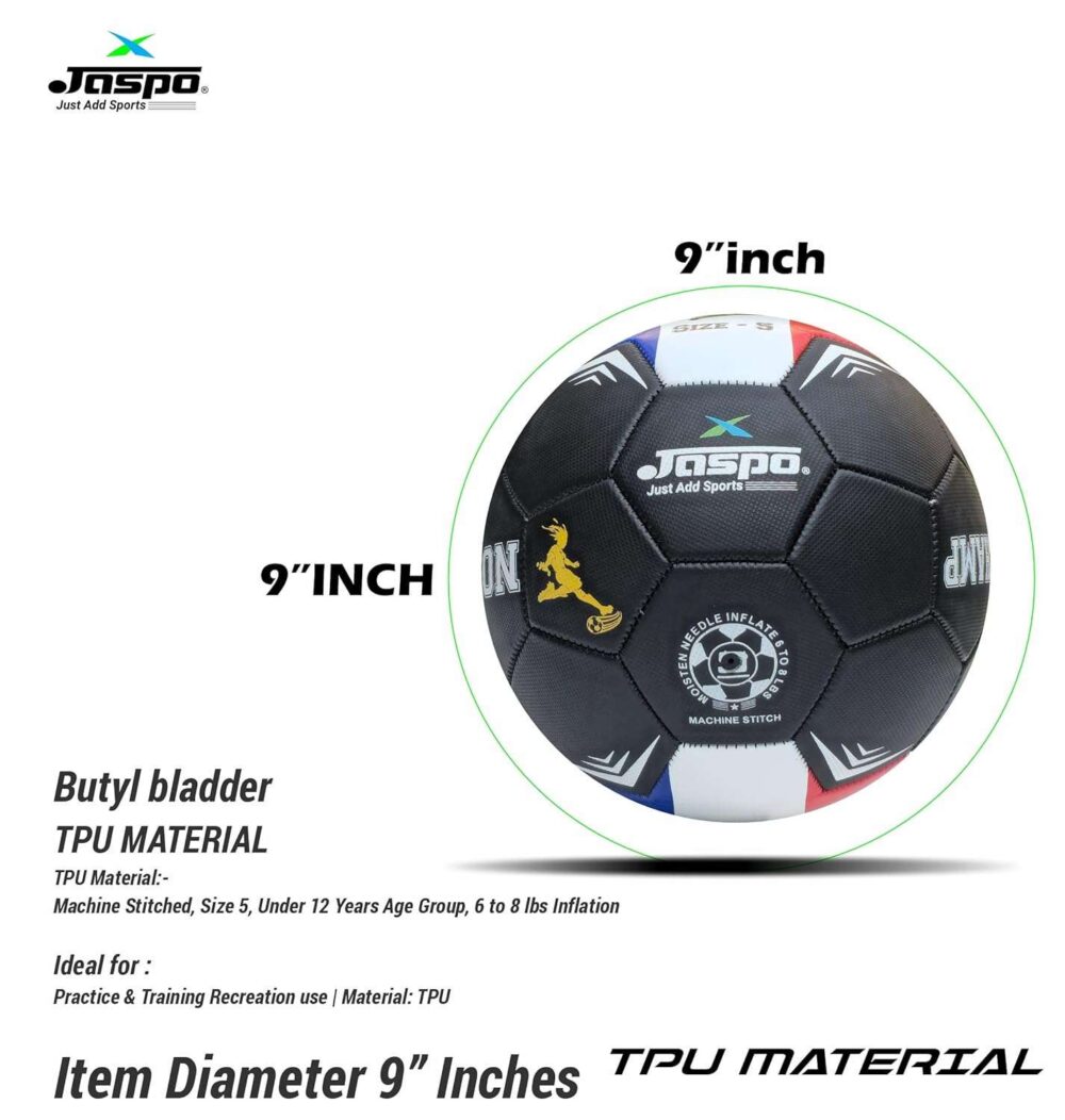 Jaspo - Soccer Champ Football - Size 5 -  Football & Pump - JS1021 - Image 3