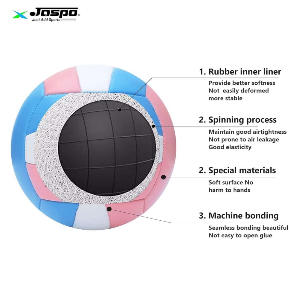 Jaspo - Soft Touch Recreational PU Leather Volleyball - JS1022 - Image 3