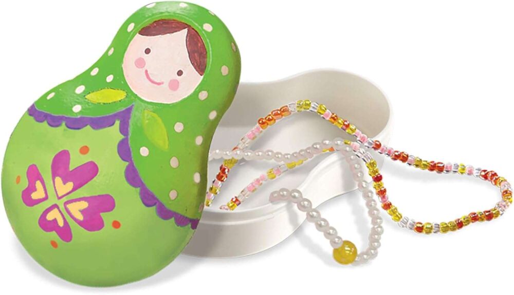 4M Paint Your Own Russian Doll Trinket Box - Image 4