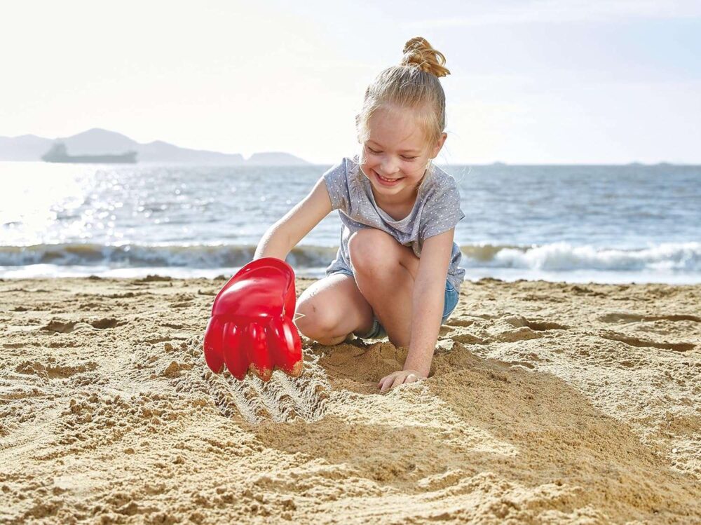 Hape - Hand Sand Digger - Red - Image 4