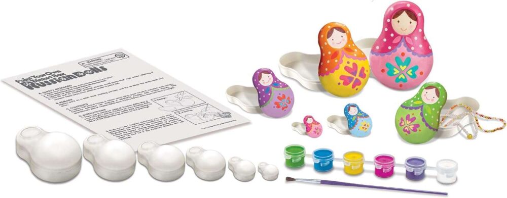 4M Paint Your Own Russian Doll Trinket Box - Image 5