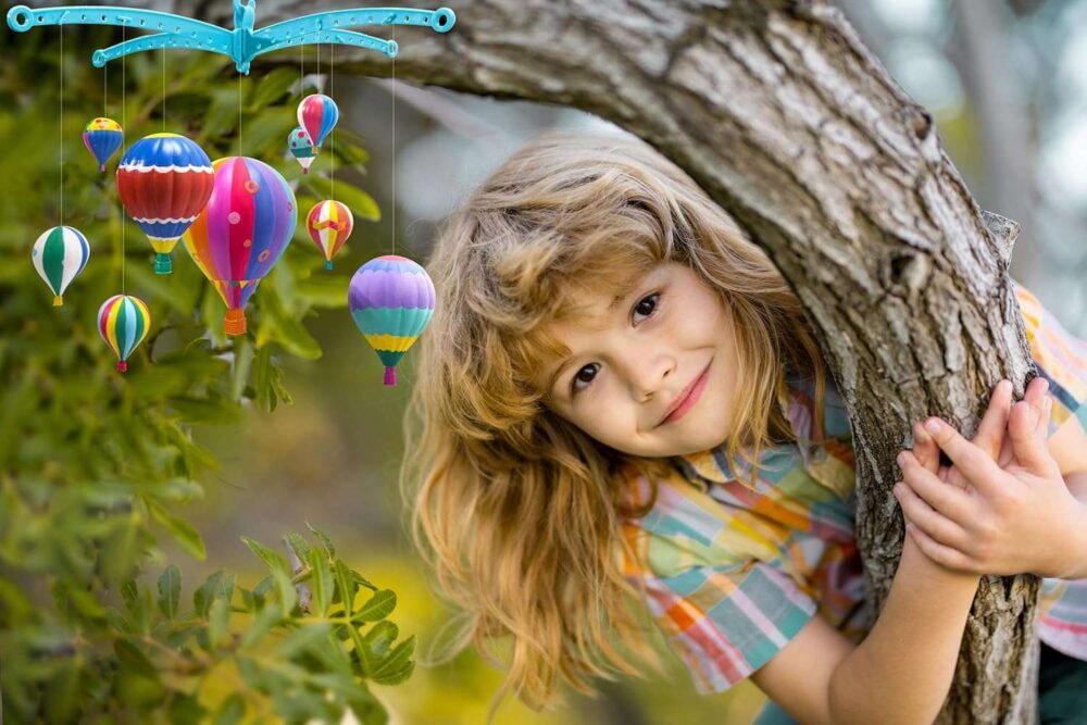 4M Kidzmaker Hot Air Balloons Mobile Painting Kit - Image 6